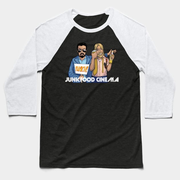 Retro Junk Baseball T-Shirt by JunkfoodCinema